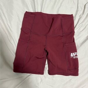 UFC Women's Maroon Athletic Shorts